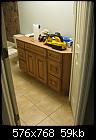 Son's Bathroom Project - 3-2012_0422_211510-cabinet-installed-jpg