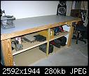 Repost: Attn: Bill - Woodworking bench and shop renovation project - pictures 12-012-bench-done-jpg