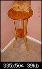 Table with curved legs-canarywood-table1-jpg